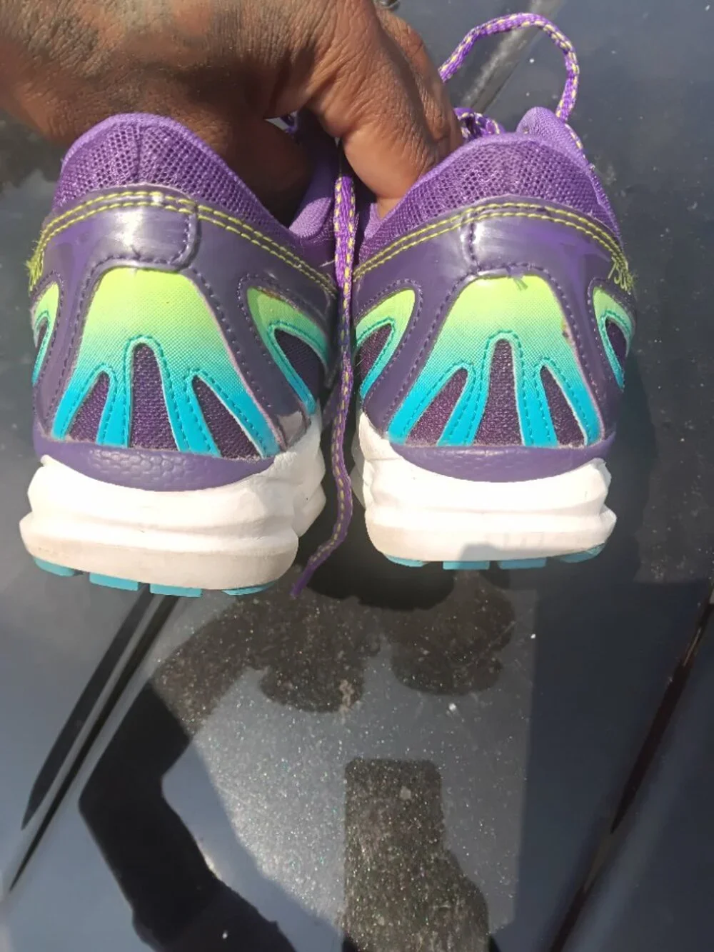 New Balance W750PB3 750v3 Purple/ Blue Running Shoes Women's Sz 9.5